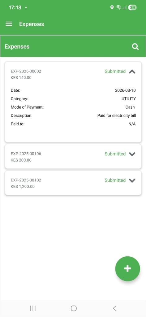 DukaPlus Expenses Tracking