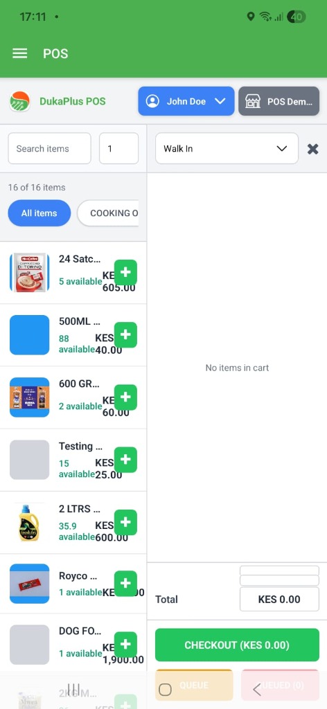 DukaPlus POS Interface