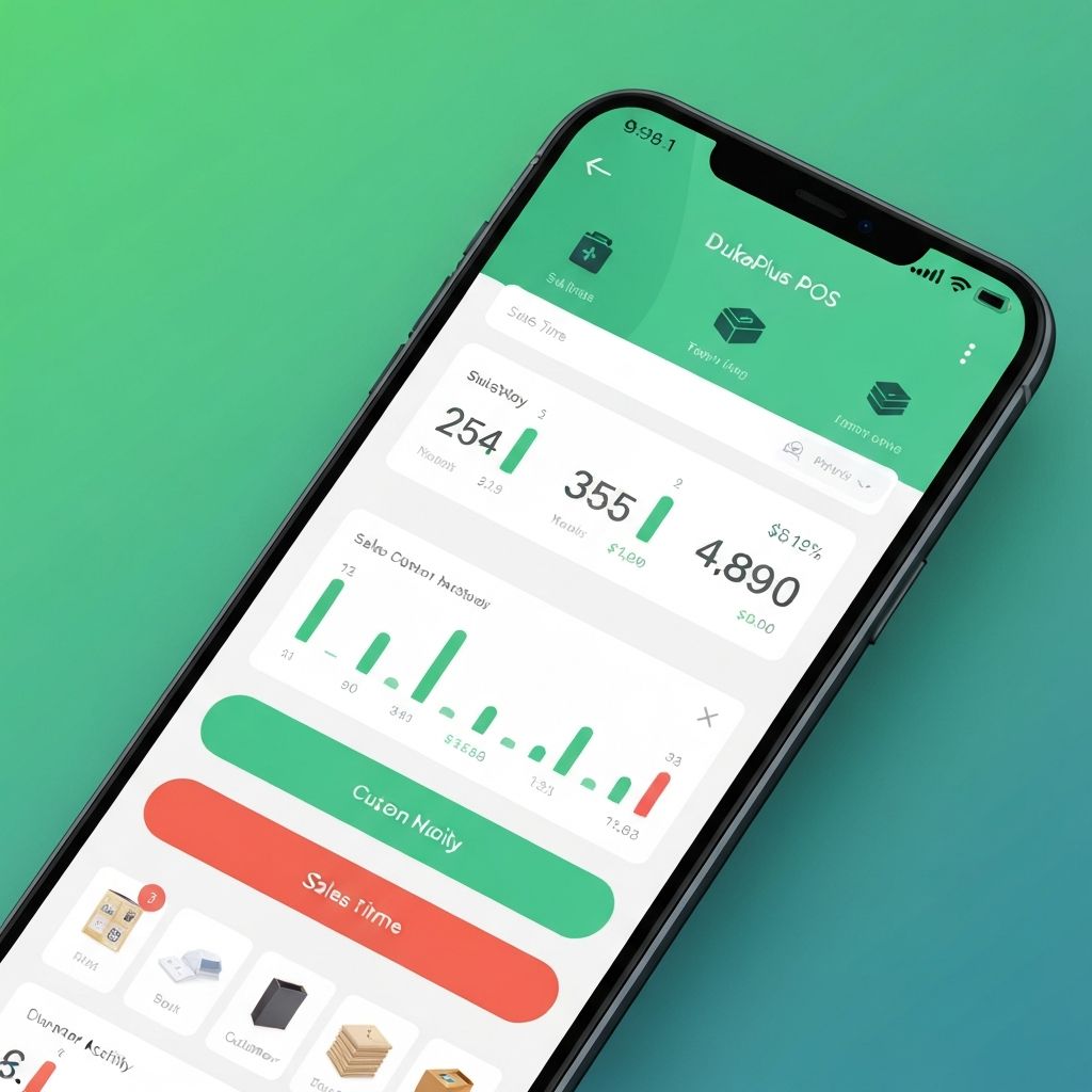 DukaPlus Mobile App Interface